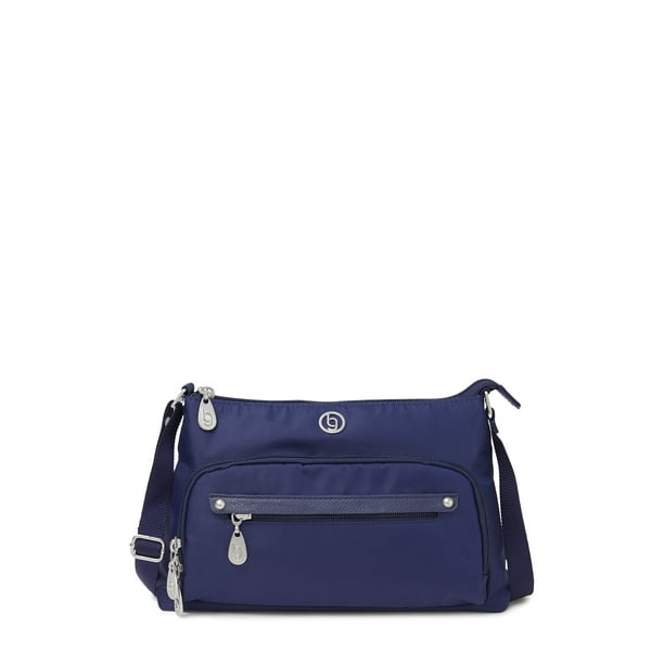 VOCUS Genuine Leather Women Crossbody Bag With Functional Multi Zipper Pocket Grey VOCUS Genuine Leather Women Crossbody Bag With Functional Multi Zipper Pocket Grey